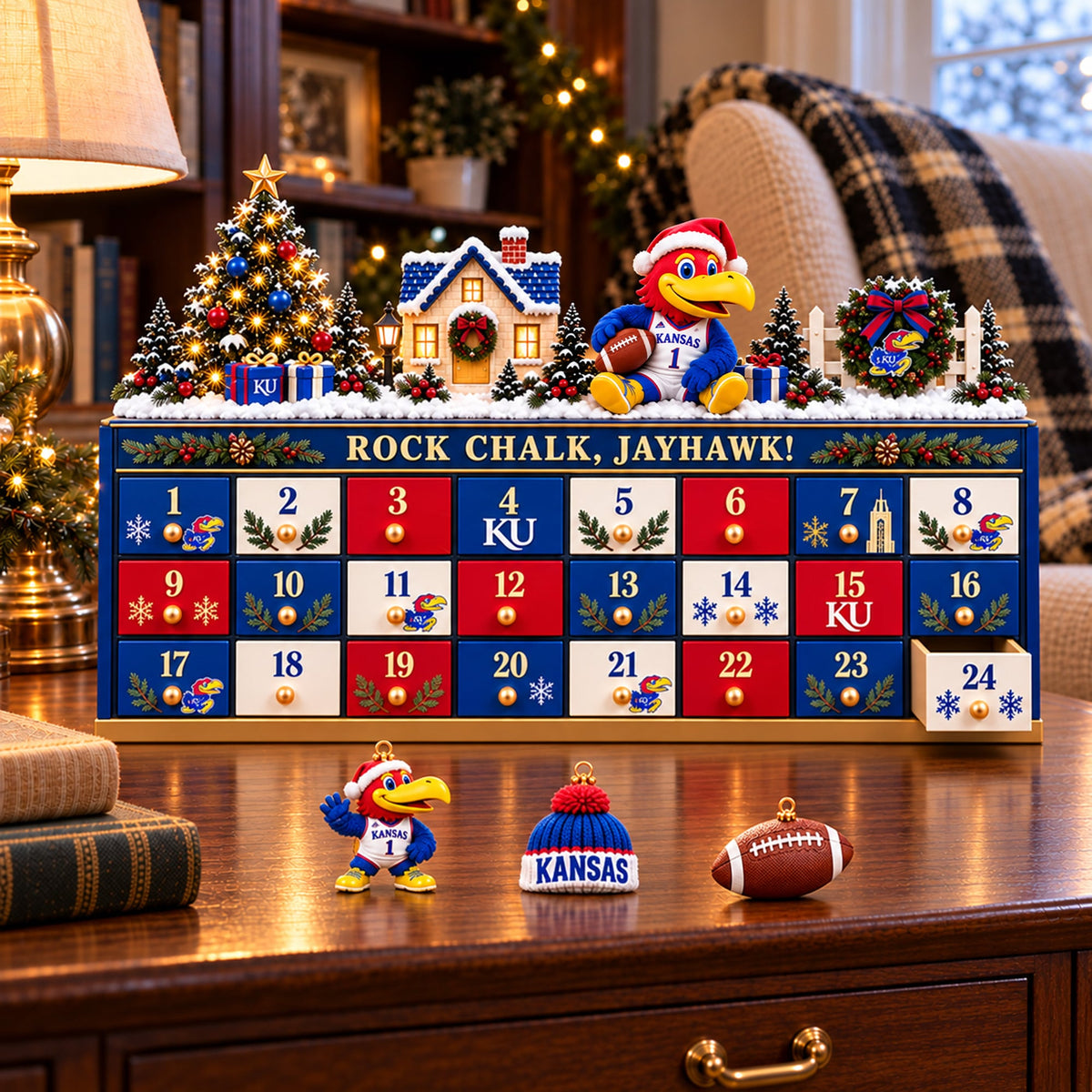 Premium KHSB Christmas Wooden Advent Calendar PVNA