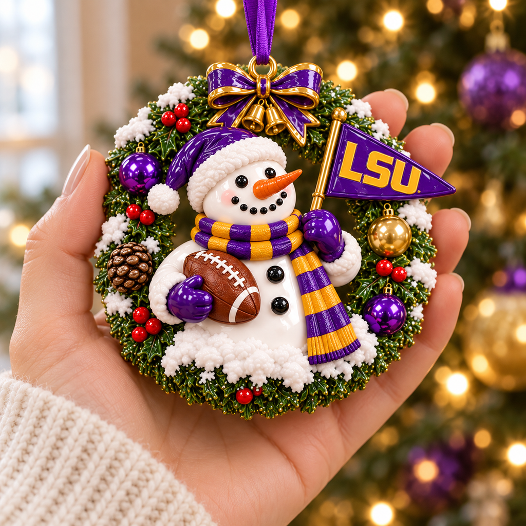 LSU Special Christmas Tree Ornament TTTT
