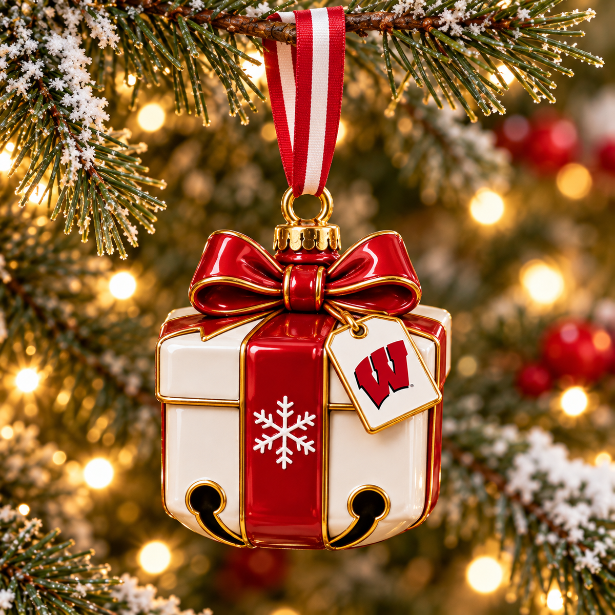 Premium WBG Christmas Bell Ornament PVNA