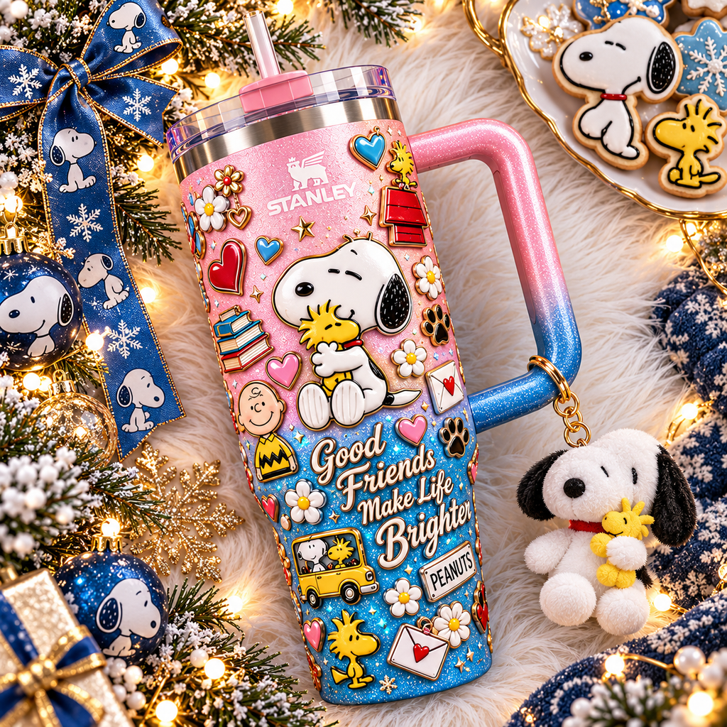 SPNY 40oz 3D Embossed Glitter Tumbler Collector Edition TTNL