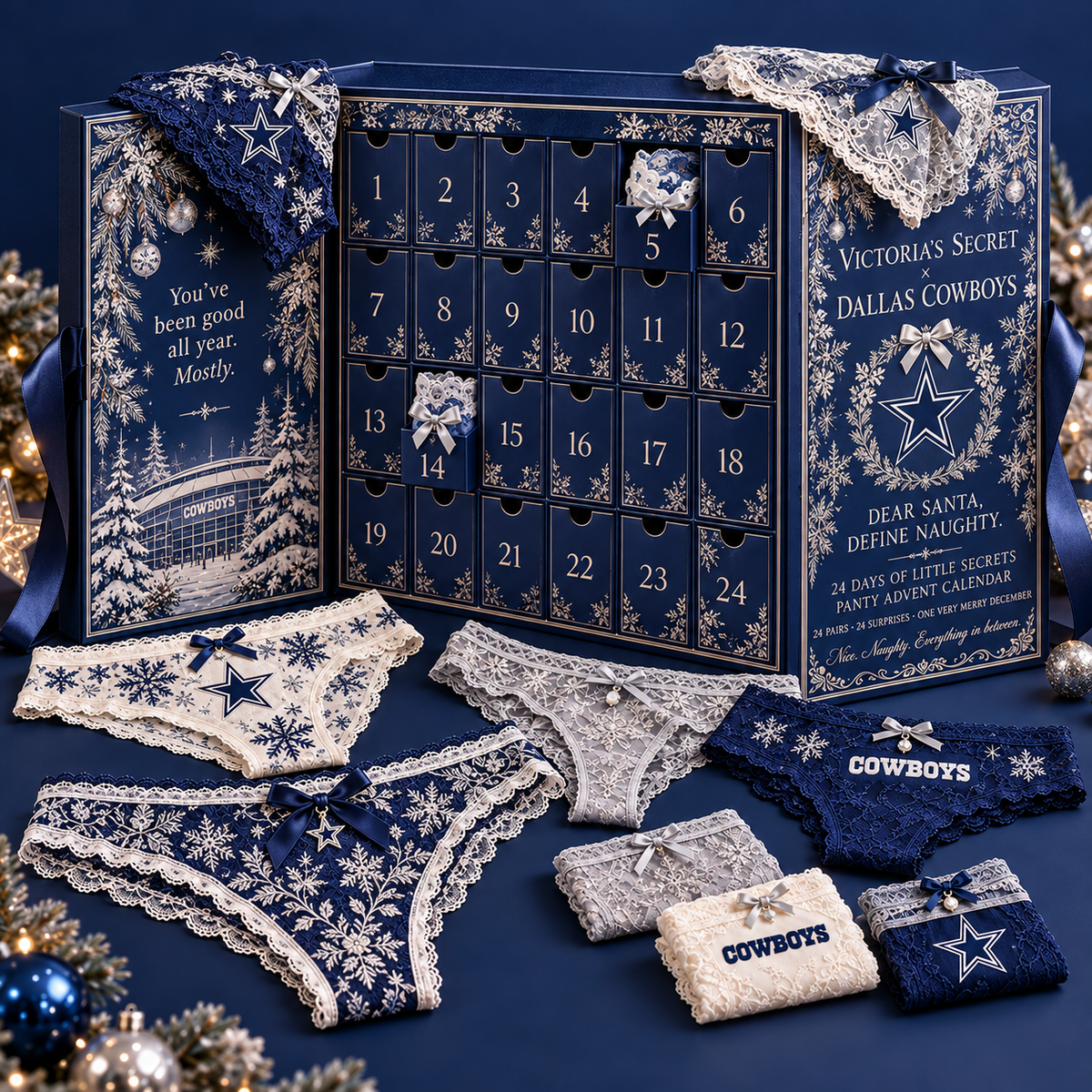 DLCB Premium Christmas Panty Advent Calendar LNTH