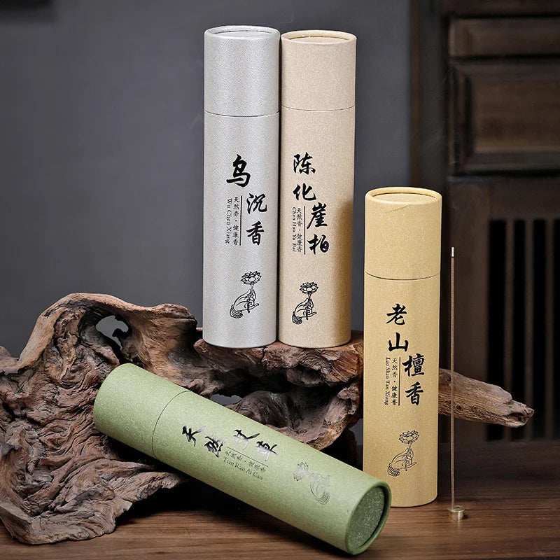 400Pcs Natural Sandalwood Sticks Home Incense Sticks Blessing Ceremony Prayer Buddha Incense Wormwood Sandalwood Agarwood