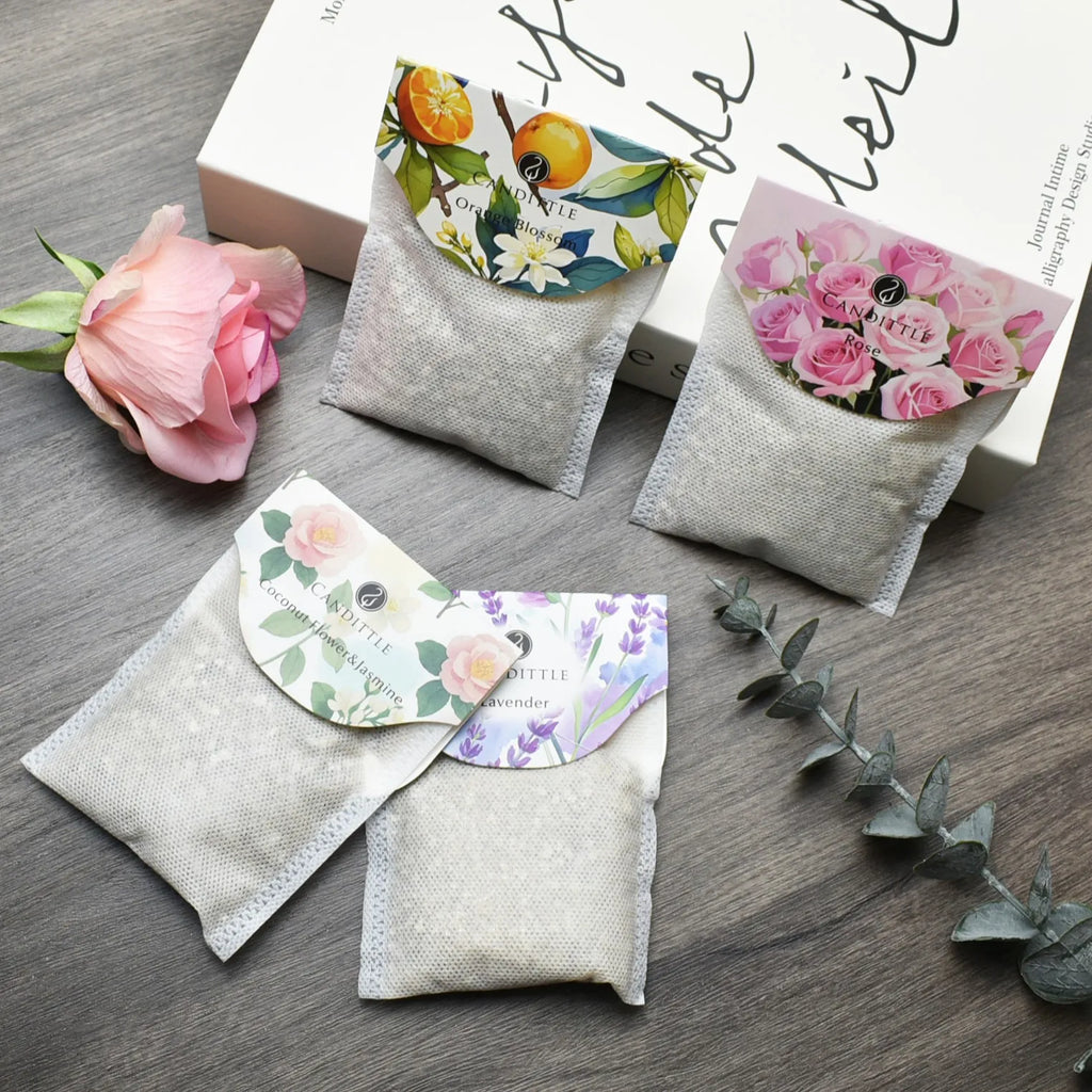 Hanging Paper Scented Sachet With Hook for Wardrobe Shoe Closet Home Fragrance Decoration Long Last