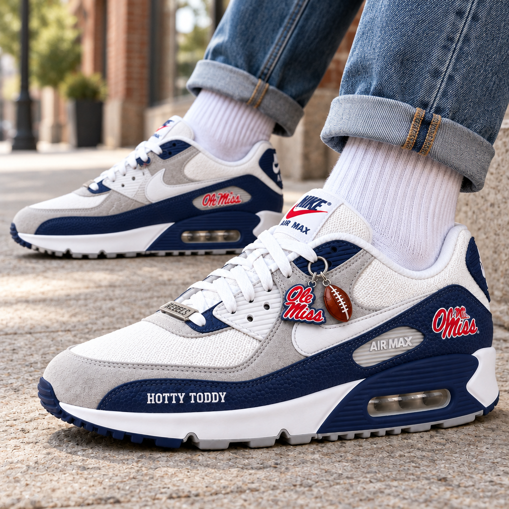 Ole Miss Rebels Premium Low-Top Sneakers