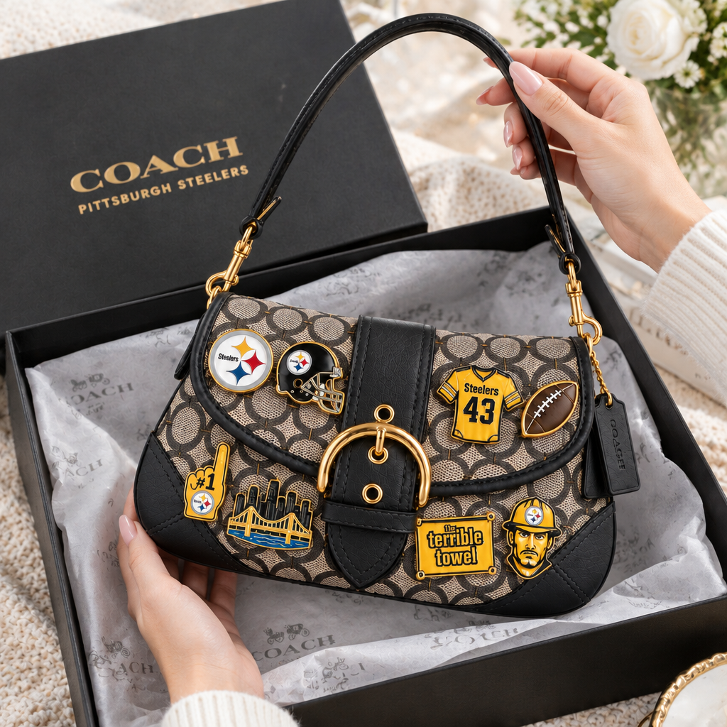 Pittsburgh Steelers Soho Bag With Charm