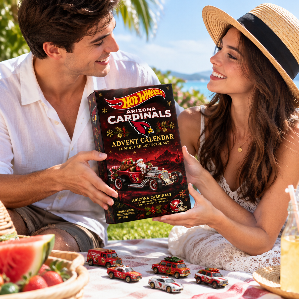 Arizona Cardinals Premium Mini Car Advent Calendar